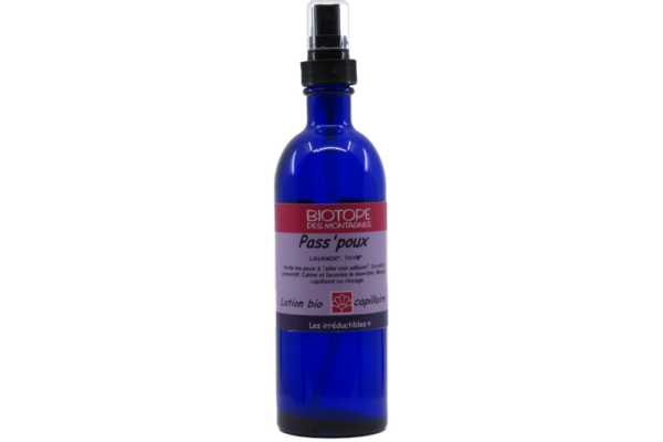 Lotion capillaire PASS'POUX, flacon verre, 200ml
