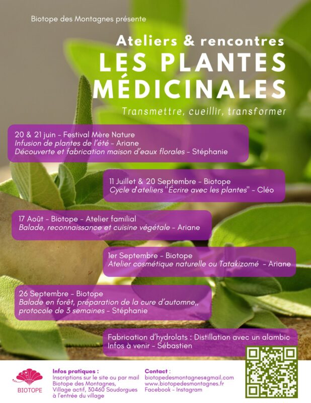 Affiche des ateliers 2026 — 2/2