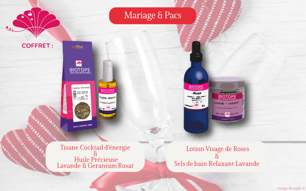 Coffret cadeau Mariage & Pacs