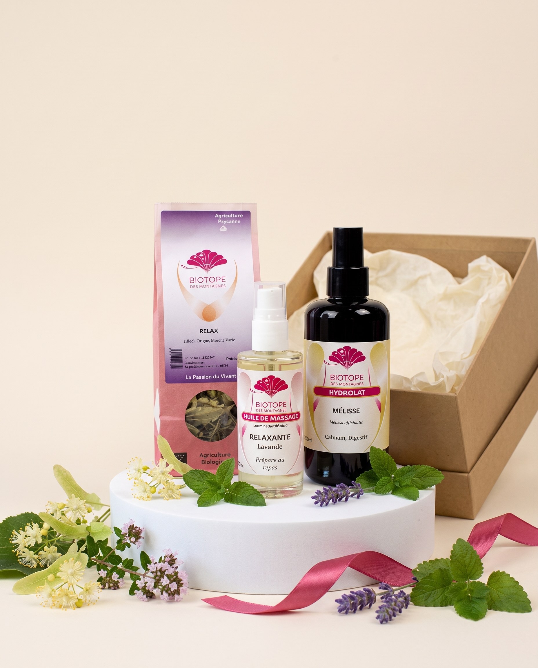 Coffret cadeau Relax — Biotope des Montagnes